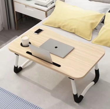 mesa plegable para pc beige