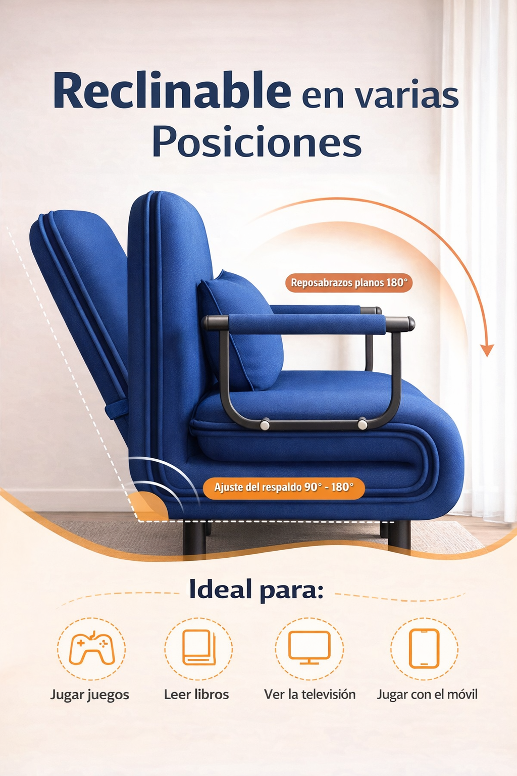 sillon cama reclinable